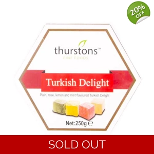 Thurstons Assorted Turkish Delight Gift Box - 250g